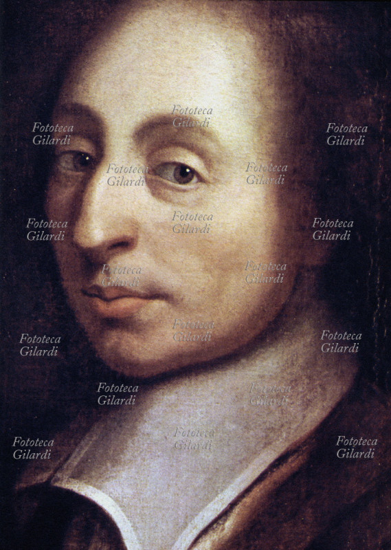 Blaise PASCAL (1623-62) Ritratto del matematico, fisico e filosofo francese eseguito da François Quesnel.