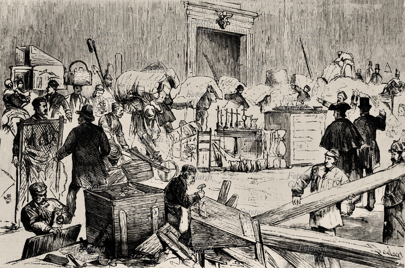 VATICANO: nel cortile di San Damaso fervono i preparativi del Conclave per l\