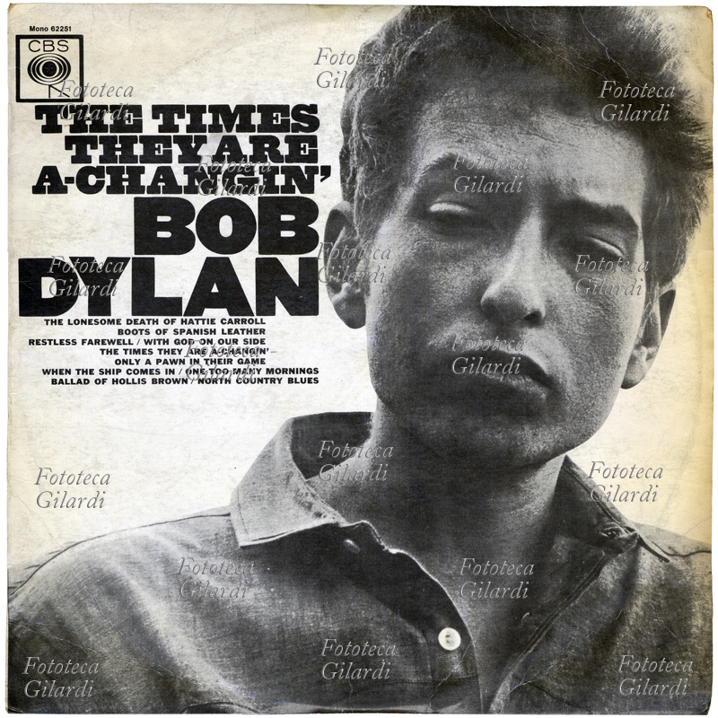 Bob DYLAN (24 maggio 1941), cantautore e musicista statunitense. Copertina di \