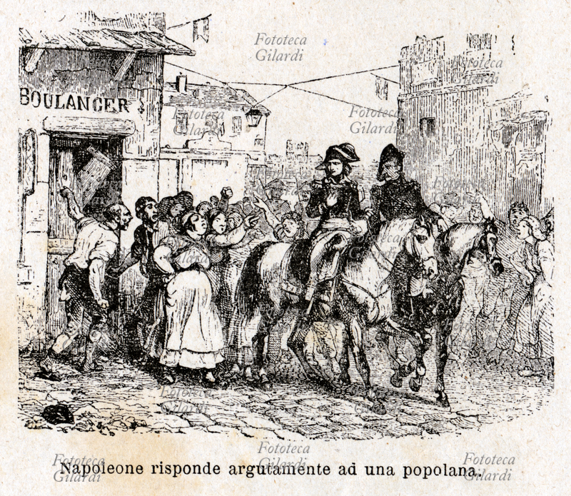 Napoleone BONAPARTE (15 agosto 1769 – 5 maggio 1821) negli anni in cui era incaricato dal governo di tenere l\