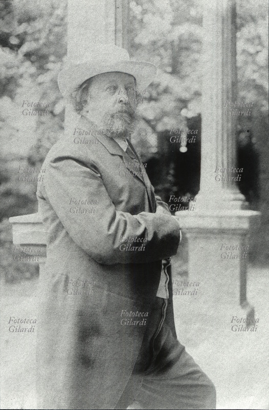 Paul von HEYSE (1830-1914) scrittore e poeta tedesco. Ritratto fotografico di anonimo dal fondo fotografico \