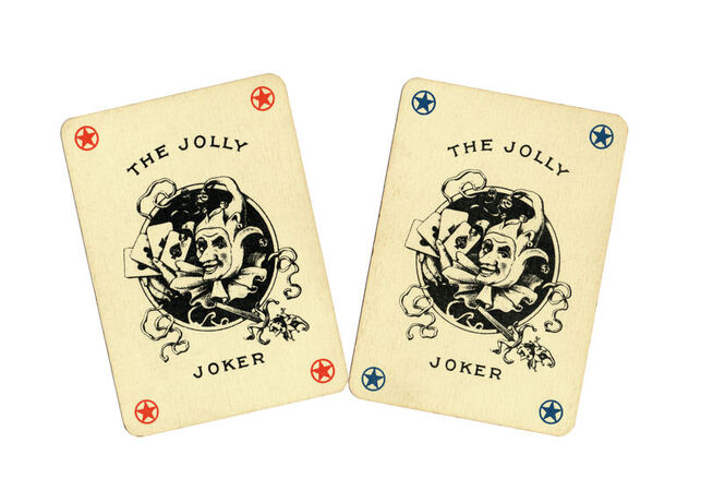 CARTE DA GIOCO RAMINO VINTAGE JOLLY JOKER CARTE DA GIOCO RAMINO VINTAGE JOLLY JOKER