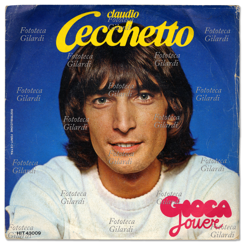 MUSICA LEGGERA Copertina disco 45 giri di Claudio Cecchetto\