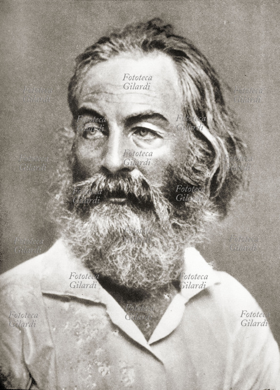 Walt WHITMAN (1819-1892) poeta statunitense, conosciuto per essere l\
