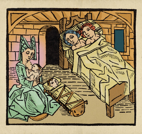 MELUSINA ALLATTA I SUOI FIGLI