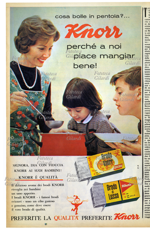 PUBLICITY of Knorr stock cubes "What\