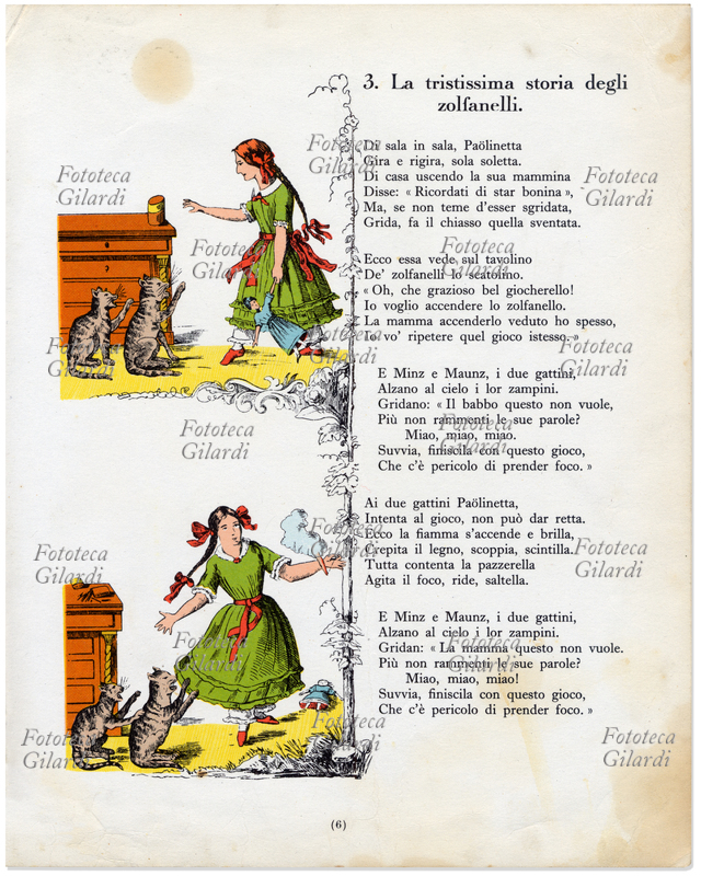 PIERINO PORCOSPINO Pagina interna dal celebre libro \