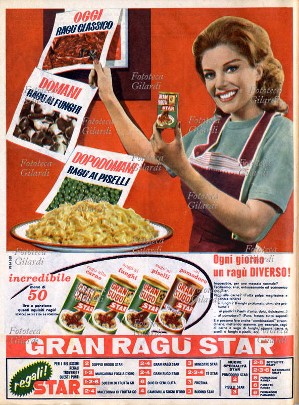 ALIMENTAZIONE Pubblicità per il \