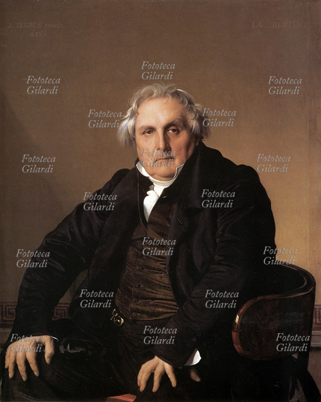 Jean-Auguste-Dominique INGRES (1780-1867) Ritratto di Louis-François Bertin [1766-1841), fondatore de \