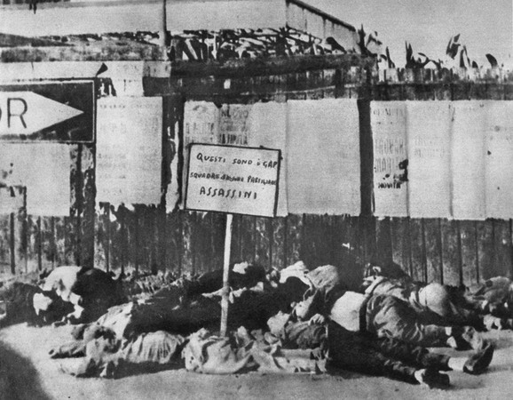MILAN THE BODIES OF 15 GAPPISTI