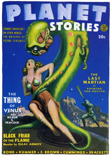 FANTASCIENZA COPERTINA ILLUSTRATA PLANET STORIES FANTASCIENZA COPERTINA ILLUSTRATA PLANET STORIES