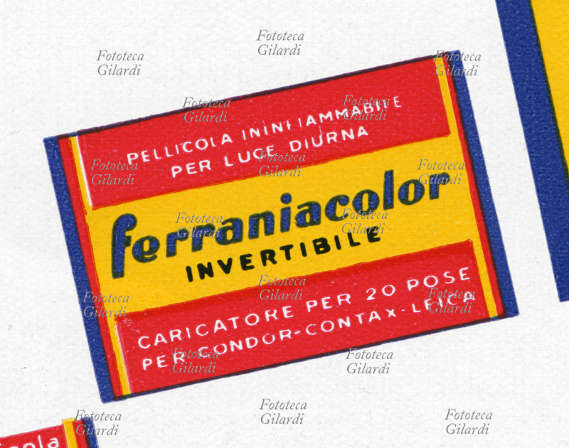 FERRANIA etichetta della pellicola \