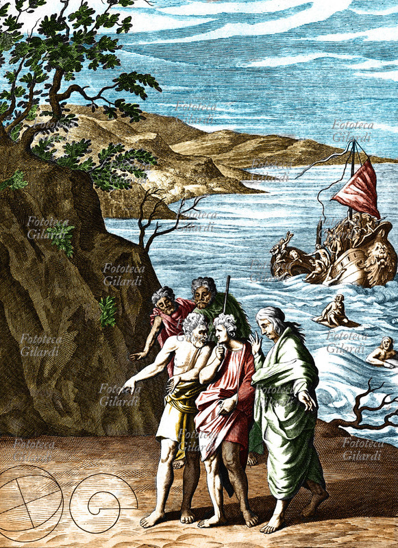 GEOMETRIA Aristippo (435 a.C. – 366 a.C.), filosofo allievo di Socrate, sbarca dopo aver naufragato su di un\