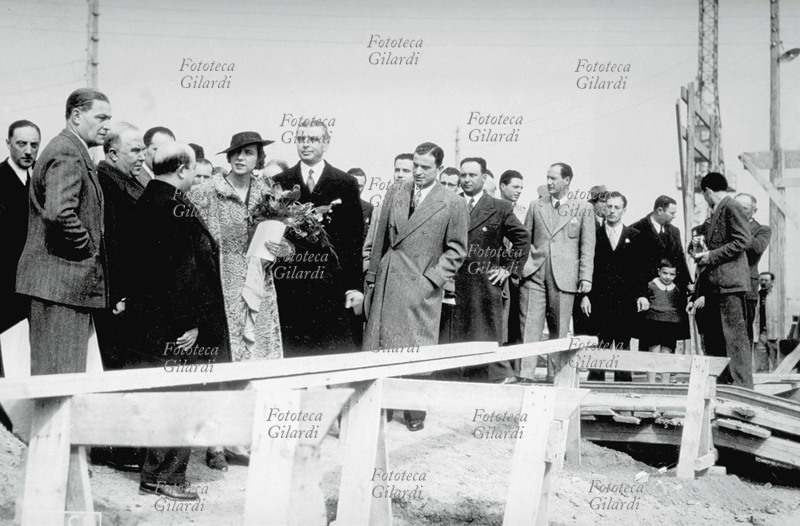 FASCISM Maria Josè visits the Universal Exhibition area in Rome. Italy, 1942.