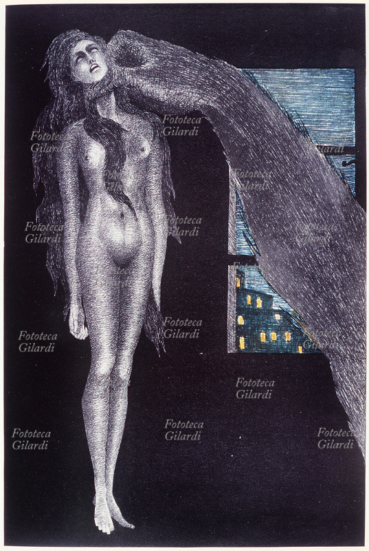 Edgar Allan POE (1809-1849) Illustrazione per il racconto \