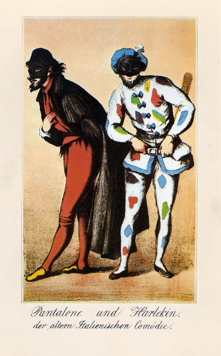 PANTALONE AND HARLEQUIN