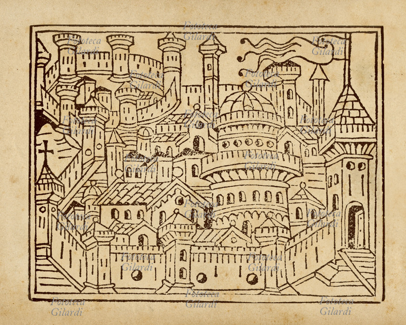 MILANO incisione da \