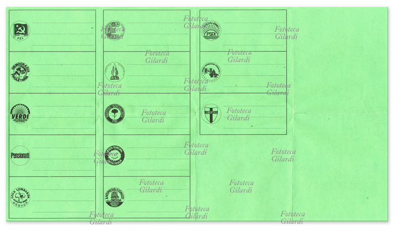 ELEZIONI Fac-simile della scheda elettorale \