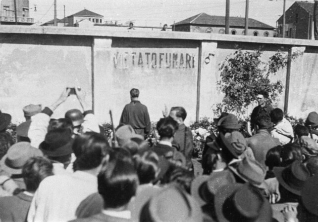 EXECUTION OF ACHILLE STARACE IN MILAN