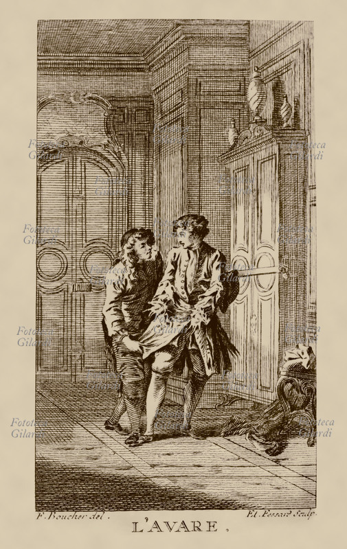 MOLIERE (1622-1673) Tavola illustrata da \