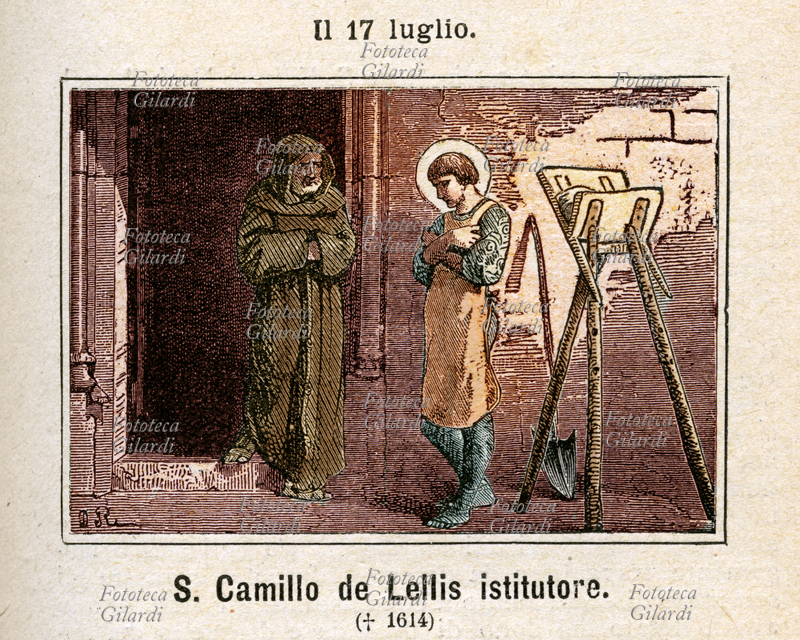 San CAMILLO DE LELLIS (25 maggio 1550 - 14 luglio 1614) religioso e presbitero italiano, fondatore dell\