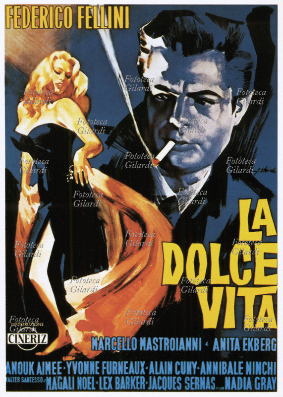 CINEMA Locandina per il film di Federico Fellini \