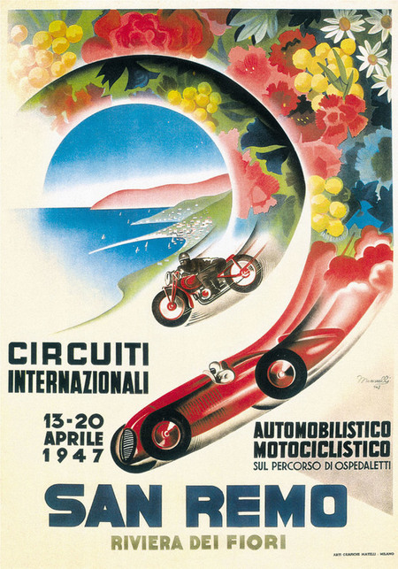 MANIFESTO CIRCUITO INTERNAZIONALE 1947 MANIFESTO CIRCUITO INTERNAZIONALE 1947