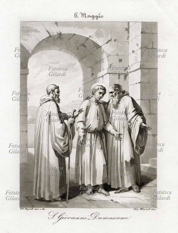 MONACHESIMO San Giovanni Damasceno (latino Iohannes Damascenus; Damasco, 676 circa - Laura di San Saba, 749 circa) presbitero e teologo siriano. Giovanni Damasceno fu tra i primi ad aver criticato l\