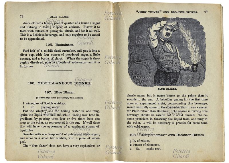 Jerry THOMAS (1830-1885), barista statunitense, precursore dell\