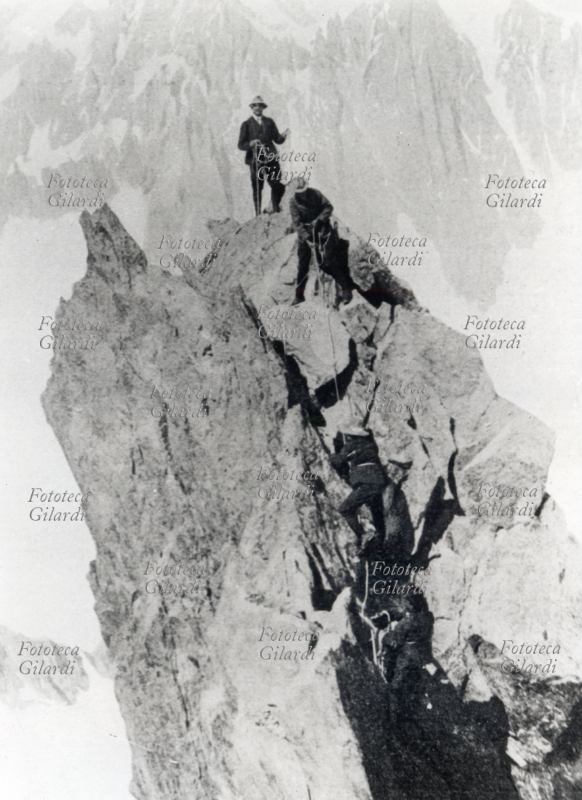 ALPINISMO La scalata del Dente del Gigante (Alpi Occidentali, 4014m) effettuata dall\