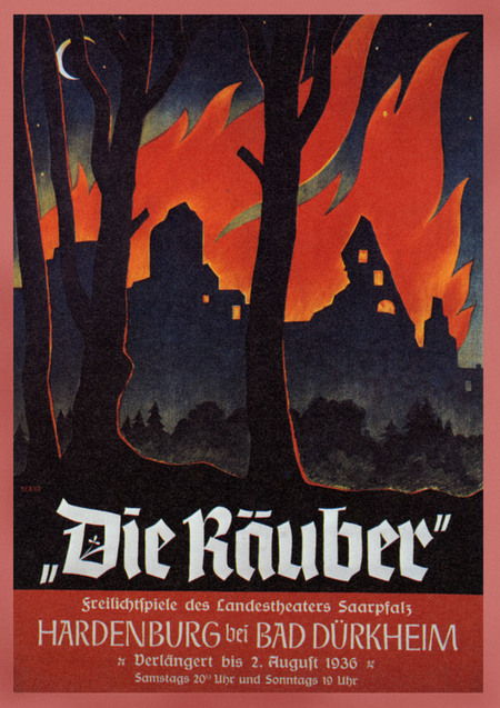 SCHILLER MANIFESTO PER I MASNADIERI 1934