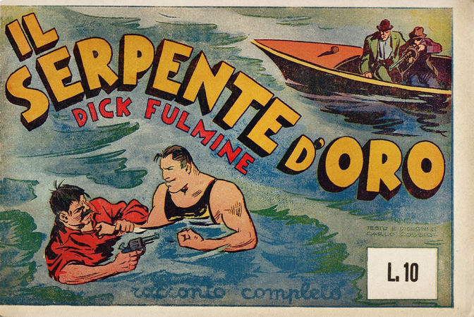 COPERTINA ALBO FUMETTI DICK FULMINE COPERTINA ALBO FUMETTI DICK FULMINE