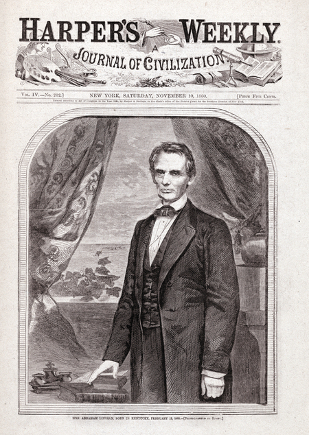 HARPER S WEEKLY ABRAHAM LINCOLN