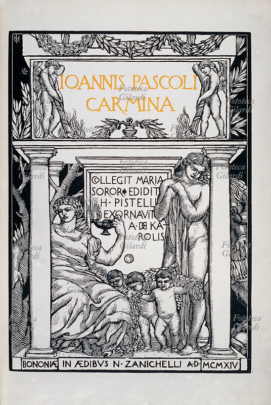 Giovanni PASCOLI (1855-1912) Frontespizio de \