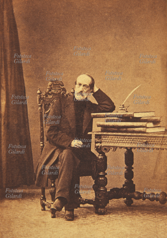 Giuseppe MAZZINI (22 giugno 1805 – 10 marzo 1872), patriota, politico, filosofo e giornalista italiano. Fondatore della Giovine Italia, della Giovine Europa, dell\