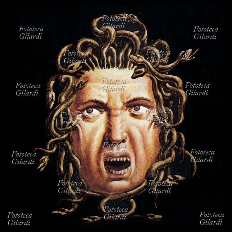 LANTERNA MAGICA testa di Medusa, \