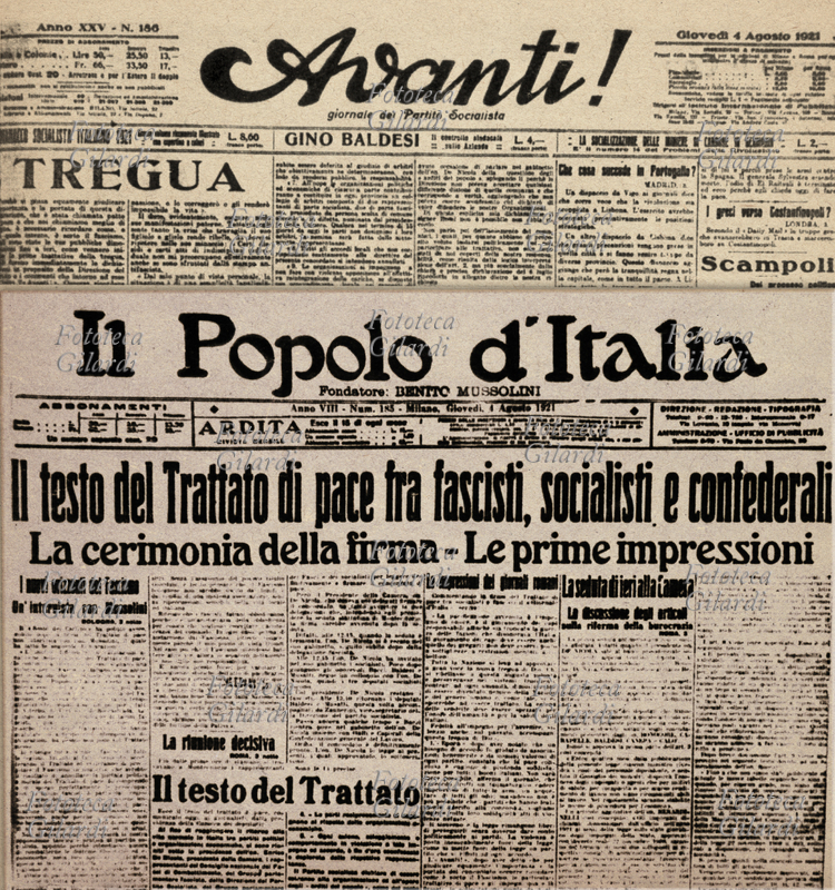 ITALIA Le prime pagine dei giornali quotidiani \