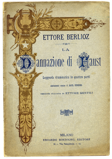 BOOKLET COVER THE DAMNATION OF FAUST BOOKLET COVER THE DAMNATION OF FAUST