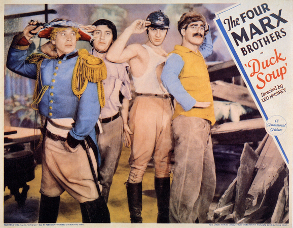 LOCANDINA FILM DUCK SOAP FRATELLI MARX LOCANDINA FILM DUCK SOAP FRATELLI MARX