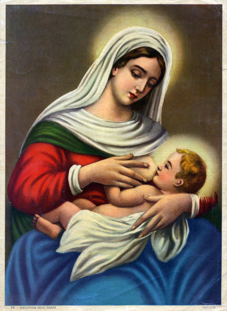 MADONNA CHE ALLATTA