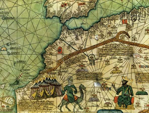 CARTOGRAFIA LA VIA DELL ORO 1375 CARTOGRAFIA LA VIA DELL ORO 1375