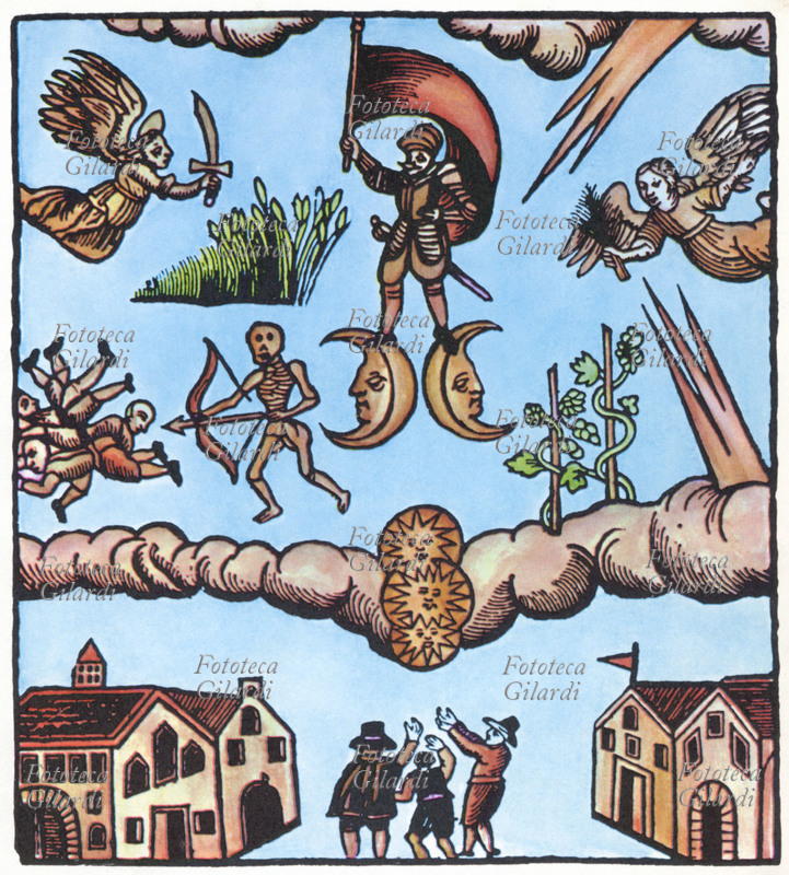 ASTROLOGIA Illustrazione di come, attraverso l\