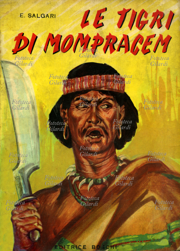 Emilio SALGARI (1863-1911) copertina illustrata de \