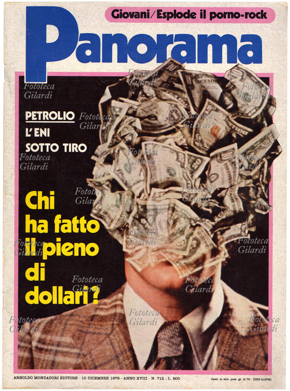 GIORNALI Copertina del settimanale di attualità, politica, società ed economia Panorama: "Petrolio, L\