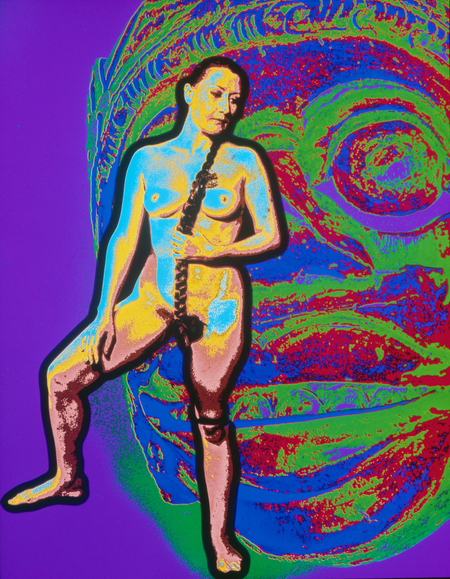 COLOR G NUDO FEMMINILE CON TRECCIA