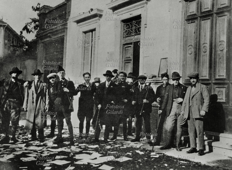 FASCISMO Occupazione della Casa del Popolo di Biella da parte delle Camicie nere, ottobre 1922