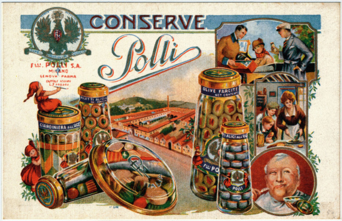 PUBBLICITA PER INDUSTRIA ALIMENTARE F.LLI POLLI 1910 PUBBLICITA PER INDUSTRIA ALIMENTARE F.LLI POLLI 1910