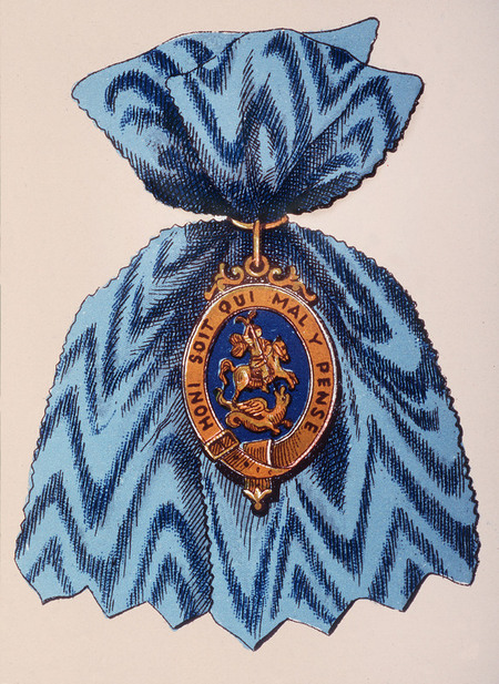 FIOCCO DELL ORDINE DELLA GIARRETTIERA FIOCCO DELL ORDINE DELLA GIARRETTIERA