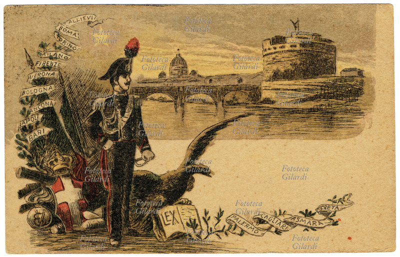 CARABINIERI Cartolina celebrativa dell\