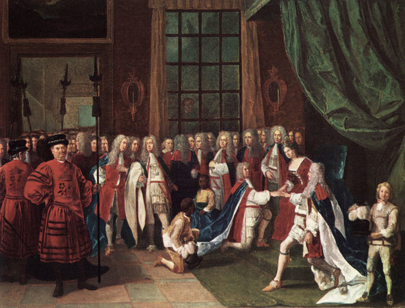 REGINA ANNA E I CAVALIERI DELL ORDINE DELLA GIARRETTIERA REGINA ANNA E I CAVALIERI DELL ORDINE DELLA GIARRETTIERA